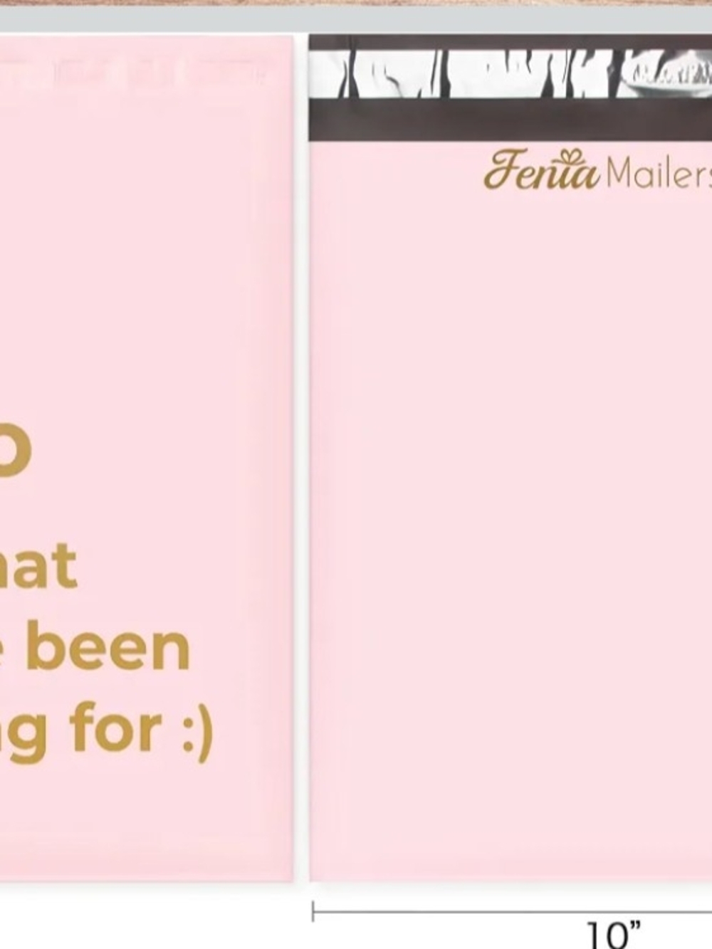 Fenia Pink Poly Mailers (25) - Picture 2 of 2